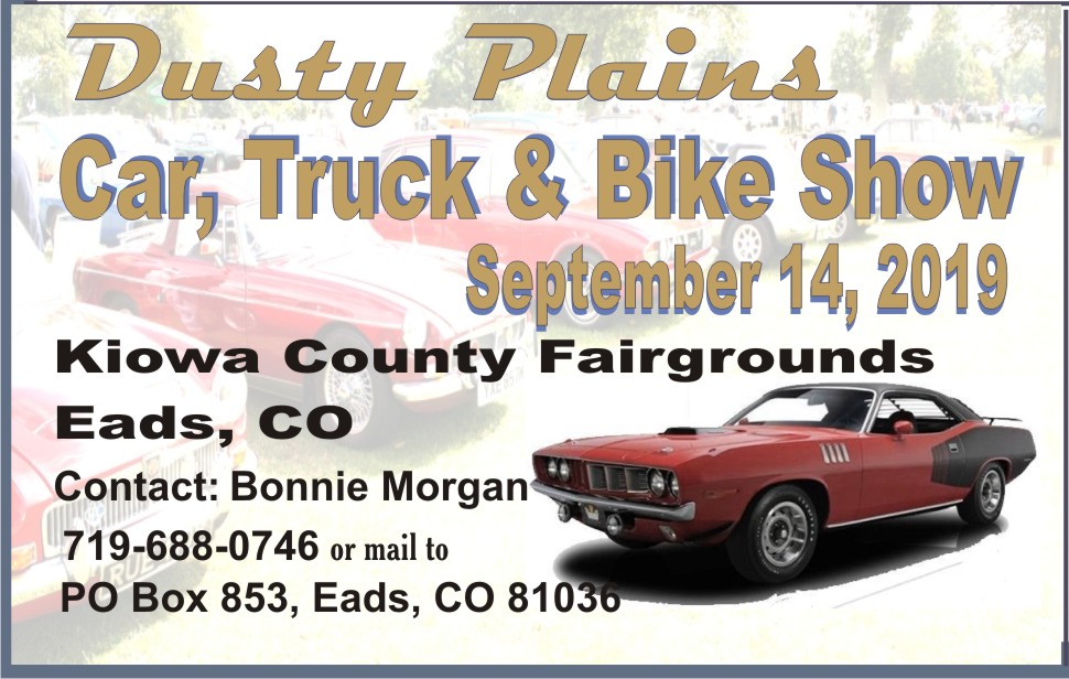 Dusty Plains Car Truck & Bike Show Sept 14 2019